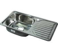 Мойка I-TECH квадратная, с сушилкой справа, 760x420x180x0,8 полированная I 09 117