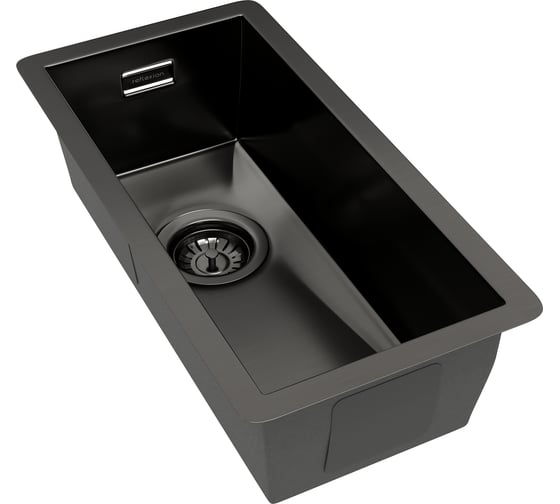 Кухонная мойка Reflexion home Como оружейная сталь RX2022BL