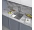 Кухонная мойка Reflexion home Como полированная сталь RX2044SS 5
