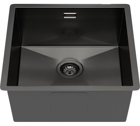 Кухонная мойка Reflexion home Como оружейная сталь RX2044BL