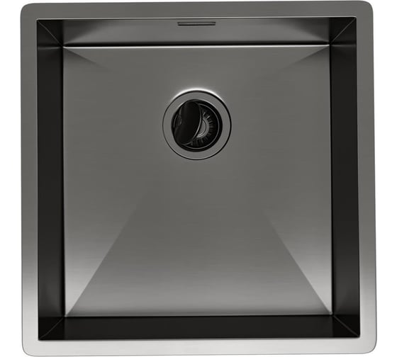 Кухонная мойка Reflexion home Como оружейная сталь RX2044BL