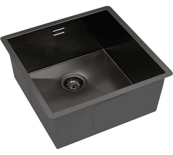 Кухонная мойка Reflexion home Como оружейная сталь RX2044BL