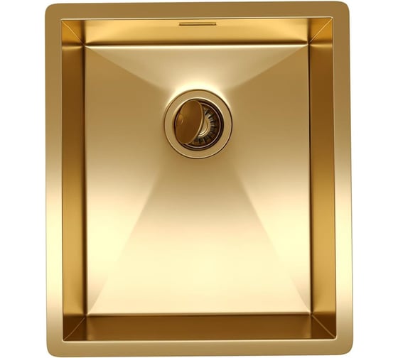Кухонная мойка Reflexion home Como брашированное золото RX2038GD