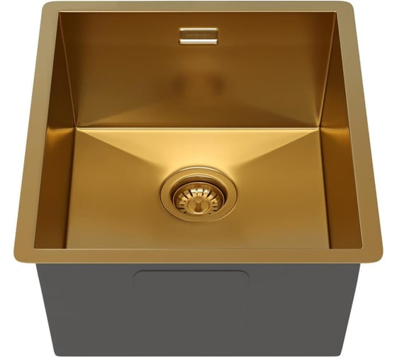 Кухонная мойка Reflexion home Como брашированное золото RX2038GD