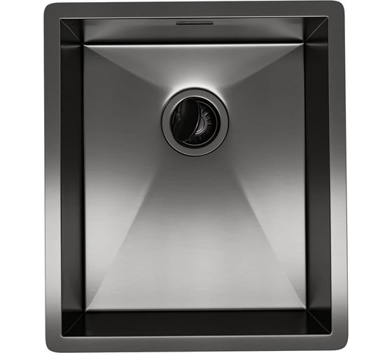 Кухонная мойка Reflexion home Como оружейная сталь RX2038BL