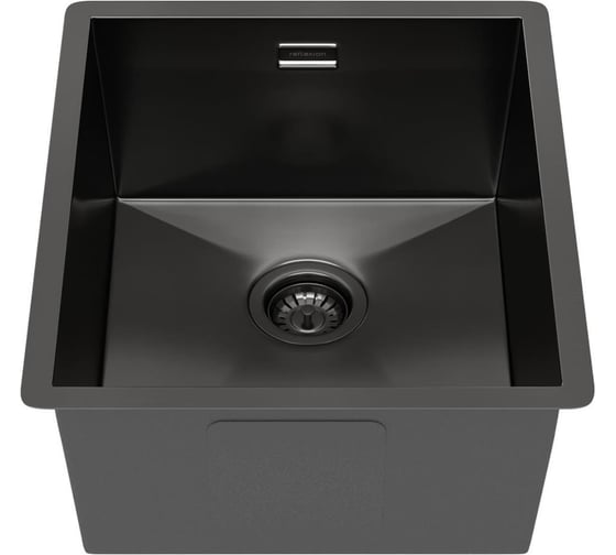 Кухонная мойка Reflexion home Como оружейная сталь RX2038BL