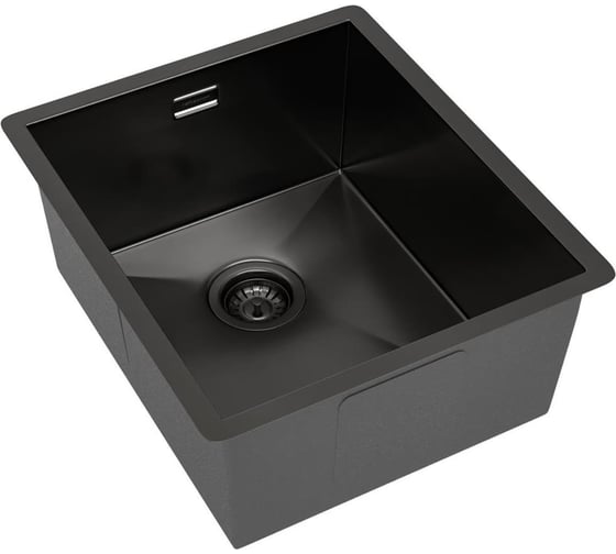 Кухонная мойка Reflexion home Como оружейная сталь RX2038BL