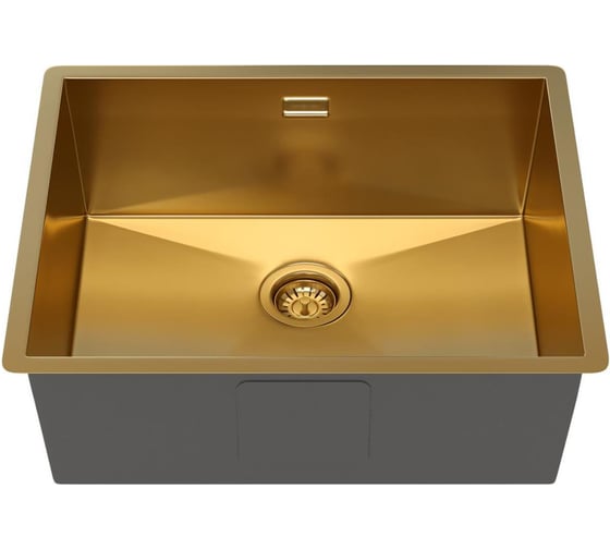 Кухонная мойка Reflexion home Como брашированное золото RX2054GD
