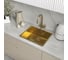 Кухонная мойка Reflexion home Como брашированное золото RX2054GD 6