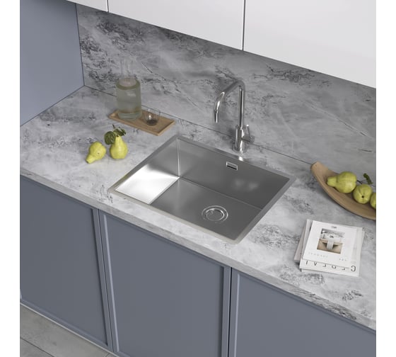 Кухонная мойка Reflexion home Como полированная сталь RX2054SS