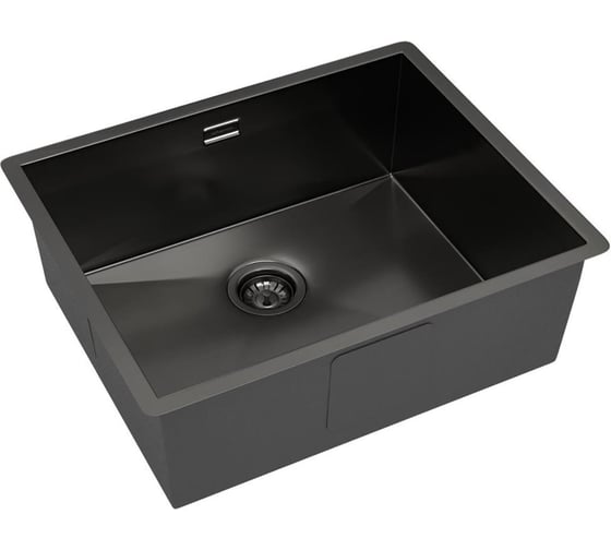 Кухонная мойка Reflexion home Como оружейная сталь RX2054BL