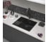 Кухонная мойка Reflexion home Como оружейная сталь RX2054BL 5