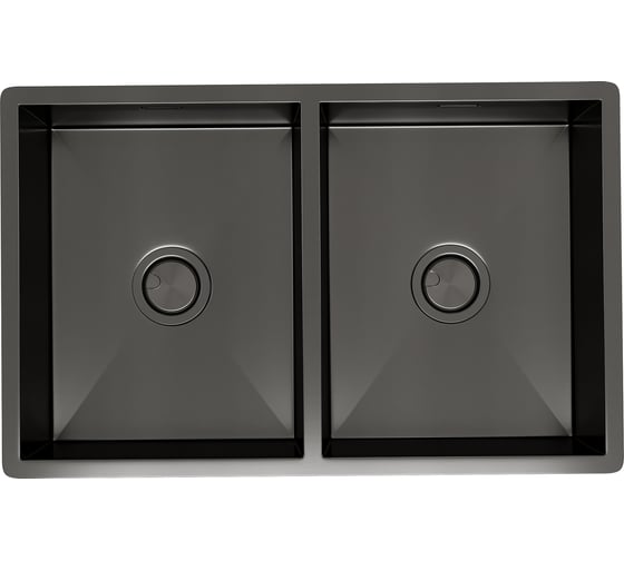 Кухонная мойка Reflexion home Garda оружейная сталь RX2170BL 1