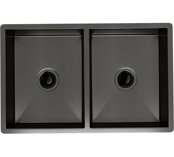 Кухонная мойка Reflexion home Garda оружейная сталь RX2170BL