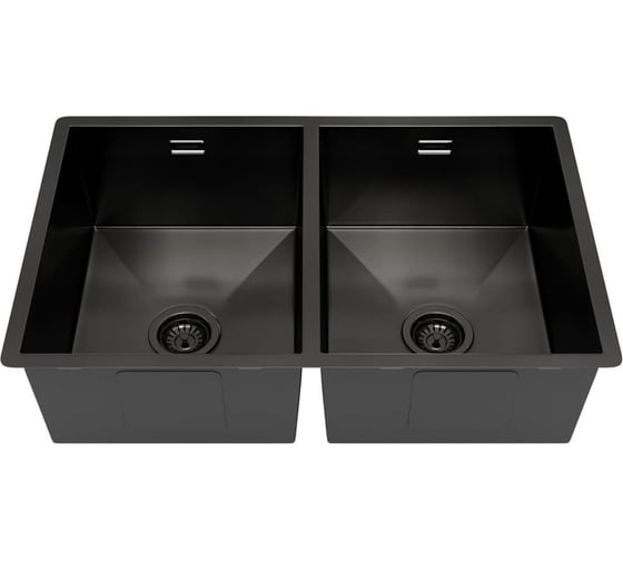 Кухонная мойка Reflexion home Garda оружейная сталь RX2170BL