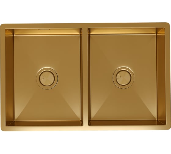Кухонная мойка Reflexion home Garda брашированное золото RX2170GD