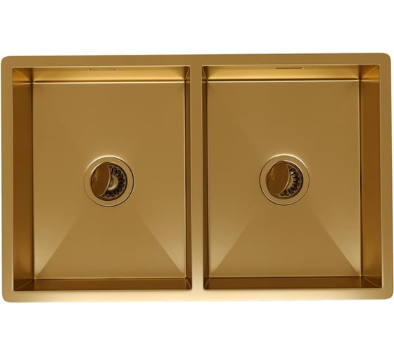Кухонная мойка Reflexion home Garda брашированное золото RX2170GD