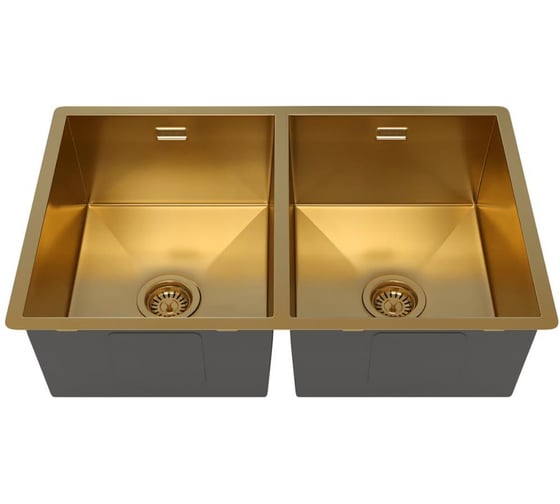 Кухонная мойка Reflexion home Garda брашированное золото RX2170GD