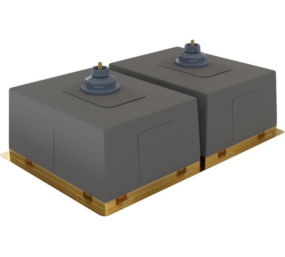 Кухонная мойка Reflexion home Garda брашированное золото RX2170GD