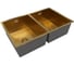 Кухонная мойка Reflexion home Garda брашированное золото RX2170GD 4