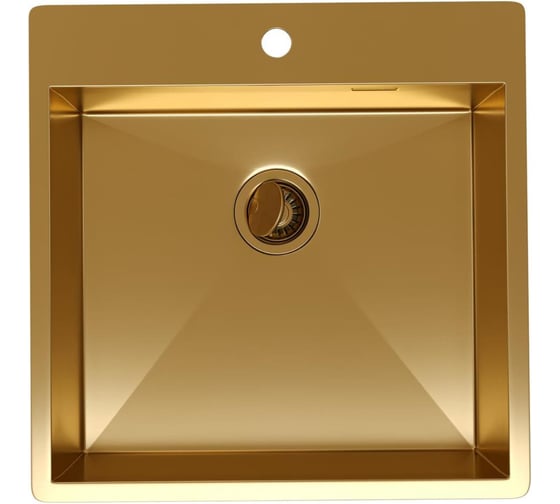 Кухонная мойка Reflexion home Iseo брашированное золото RX2250GD
