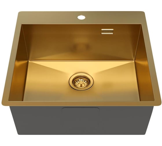 Кухонная мойка Reflexion home Iseo брашированное золото RX2250GD