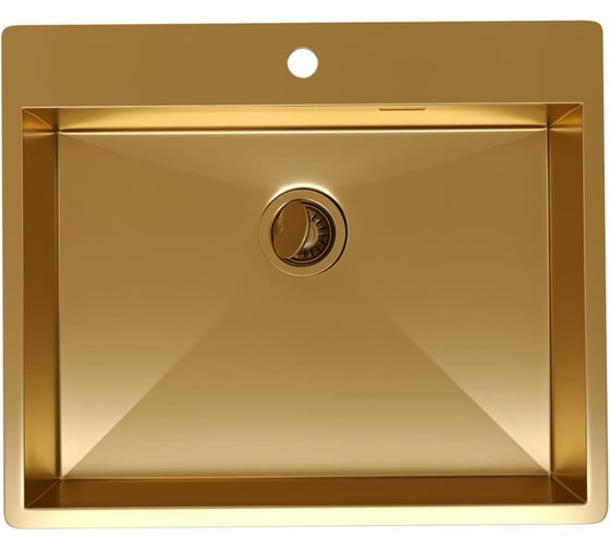 Кухонная мойка Reflexion home Iseo брашированное золото RX2260GD
