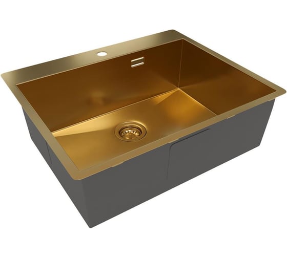 Кухонная мойка Reflexion home Iseo брашированное золото RX2260GD
