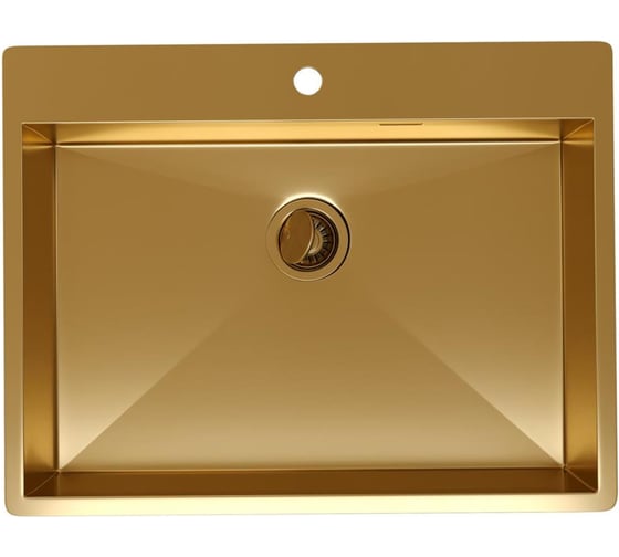 Кухонная мойка Reflexion home Iseo брашированное золото RX2265GD
