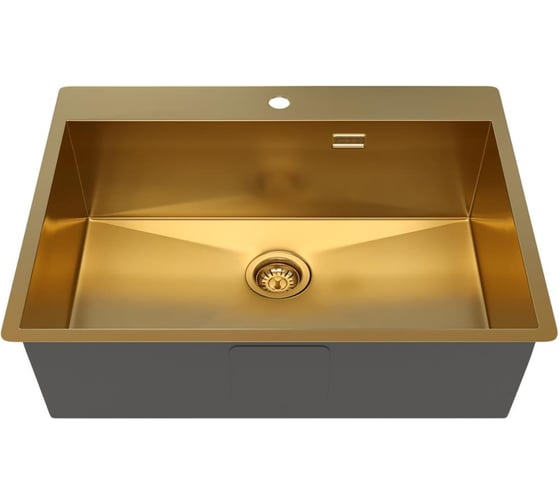 Кухонная мойка Reflexion home Iseo брашированное золото RX2265GD