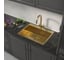 Кухонная мойка Reflexion home Iseo брашированное золото RX2265GD 7
