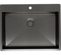 Кухонная мойка Reflexion home Iseo оружейная сталь RX2265BL