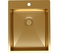 Кухонная мойка Reflexion home Iseo брашированное золото RX2240GD