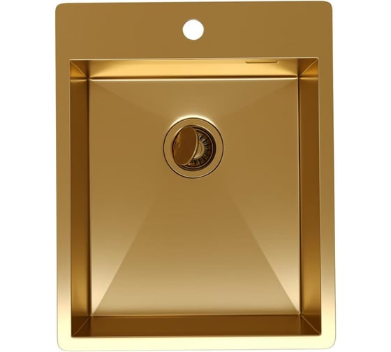 Кухонная мойка Reflexion home Iseo брашированное золото RX2240GD