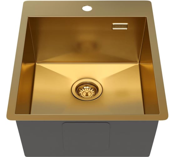 Кухонная мойка Reflexion home Iseo брашированное золото RX2240GD