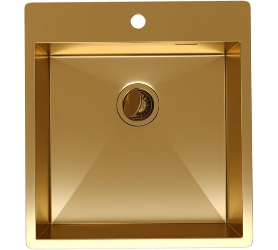 Кухонная мойка Reflexion home Iseo брашированное золото RX2246GD
