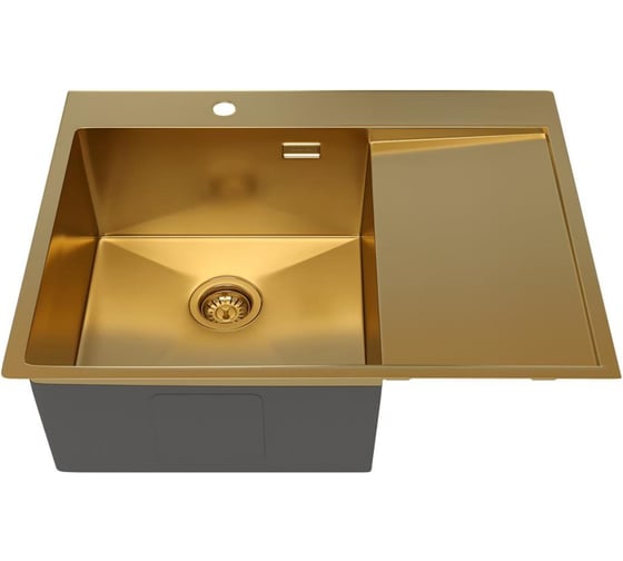 Кухонная мойка Reflexion home Maggiore брашированное золото RX2365GD
