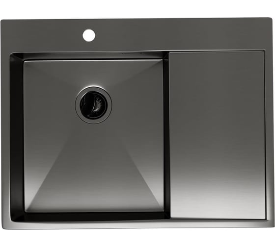 Кухонная мойка Reflexion home Maggiore оружейная сталь RX2365BL