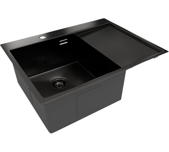 Кухонная мойка Reflexion home Maggiore оружейная сталь RX2365BL