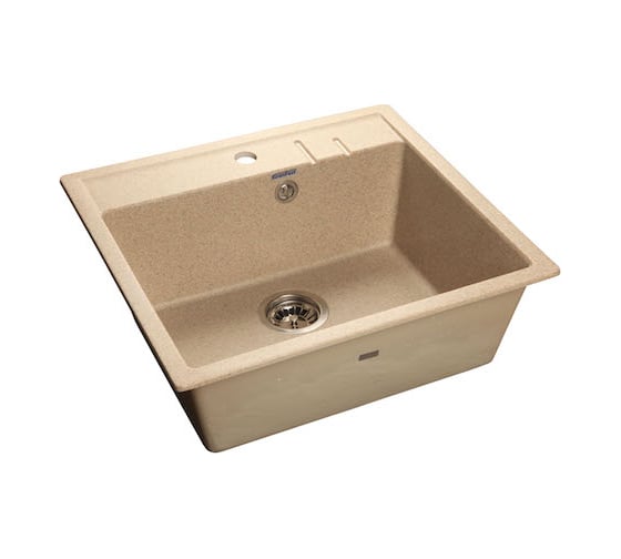 Композитная мойка GRANFEST Quadro GF-Q560 558х498 мм, бежевый 328 421008 1