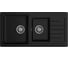Композитная мойка GRANFEST Practic GF-P980KL 980х510 мм, черный 308, 2-секц. 429645 4