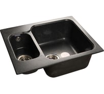 Композитная мойка GRANFEST Standart GF-S615K 612х495 Черный 308 417540