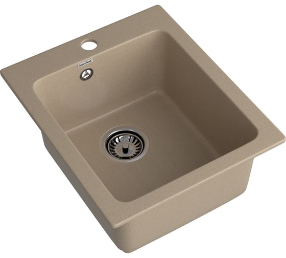 Композитная мойка GRANFEST Practic GF-P505 427х506 мм, песочный 302 432580