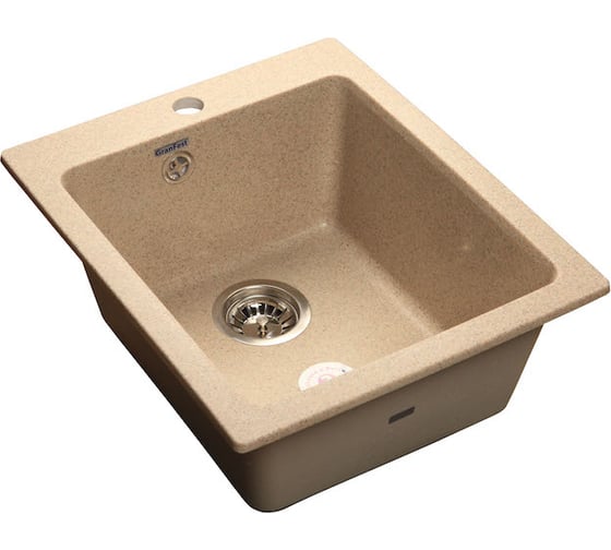 Композитная мойка GRANFEST Practic GF-P505 427х506 мм, песочный 302 432580