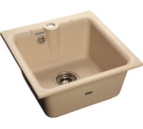 Композитная мойка GRANFEST Practic GF-P420 417х417 мм, бежевый 328 429629