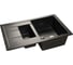 Композитная мойка GRANFEST Quadro GF-Q775KL 775х500 мм, черный 308, с крылом 422770 1