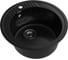 Композитная мойка GRANFEST Rondo GF-R520 D520 черный 308, круглая 429016 1