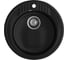 Композитная мойка GRANFEST Rondo GF-R520 D520 черный 308, круглая 429016 2