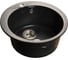 Композитная мойка GRANFEST Rondo GF-R480 D475 черный 308, круглая 432577 1