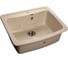 Композитная мойка GRANFEST Standart GF-S605 605х515 мм, белый 331 429635 1